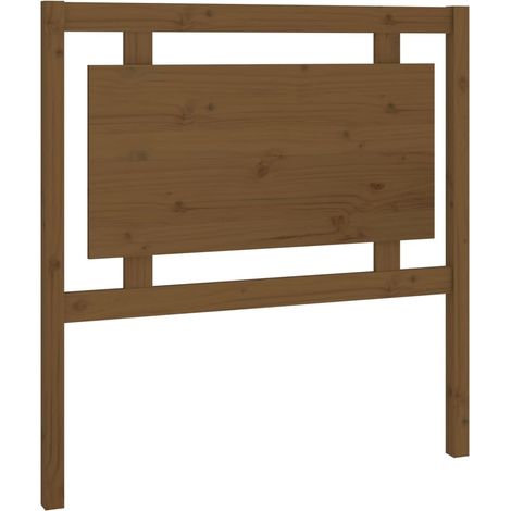 Maison Exclusive - Cabecero de cama madera maciza pino marrón mie