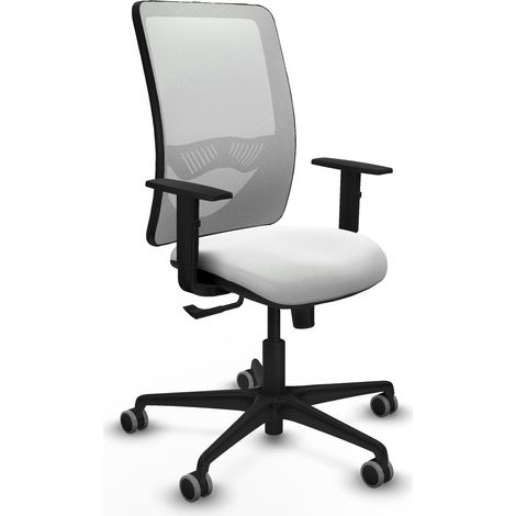 Chaise de bureau piqueras y crespo Zulema noir mousse découpée (1/2)