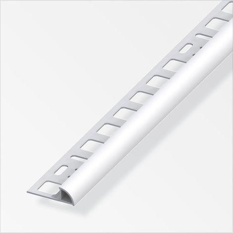alfer Viertelkreisprofil Aluminium eloxiert silber Fliesenschienen (1/2)