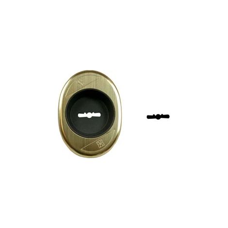 MOSTRINA ESTERNA CONCAVA IN OTTONE 95344OT1 mm.65x90 (95344OT1C1) MOTTURA