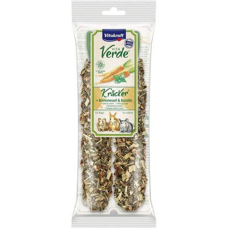 Vitakraft V.Verde Kräcker Brennnessel/Karotte 2 Stück / 80 g Futtertrog & Kleintierfutter (1/3)
