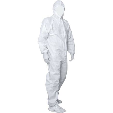 Combinaison à capuche Taille XL Protection poussière produits chimiques Polypropylène BRIXO