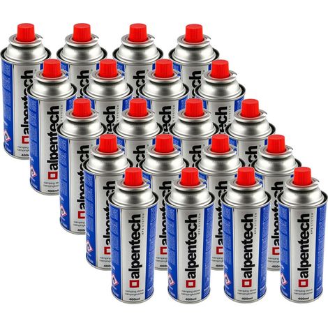 Pack de 20 Cartouches de gaz 250g butane Camping Butane ALPENTECH (1/5)