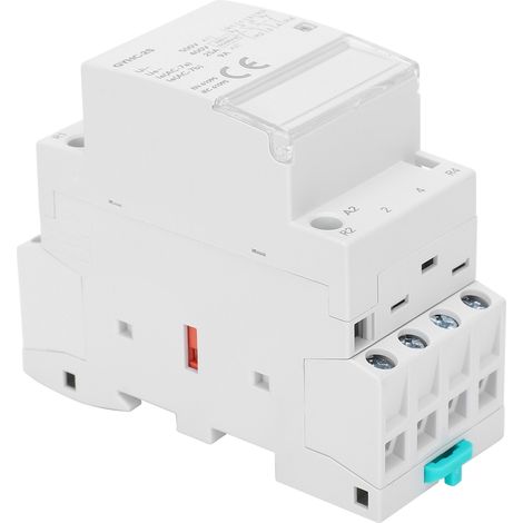 Contacteur modulaire blanc, portable, module électronique durable 50 Hz 4P GYHC-25 2NO 2NC (1/5)