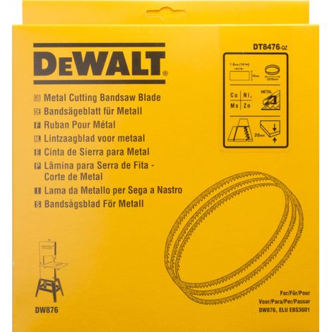 DEWALT Lame pour scies à ruban DW876 - 2215 mm - 12 mm