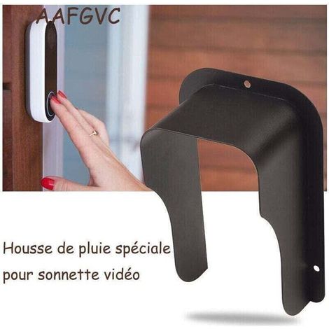 Couvercle de protection et support de fixation pour interphones, visiophones et sonnettes boîtier métallique étanche Versailles pour caméras vidéo, sonnettes, serrures et ouvre-portes protège l’appa (1/4)