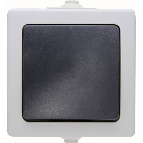 Interrupteur, Interrupteur va-et-vient Kopp 565656001 Nautic gris