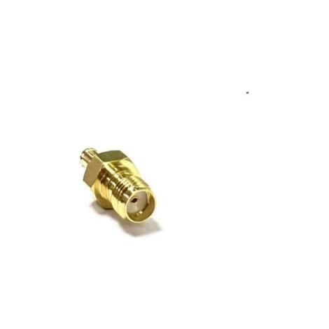 Adaptateur coaxial RS PRO SMA Femelle vers MCX Mâle, Droit, , 50O, 6GHz ( Prix pour 1 )