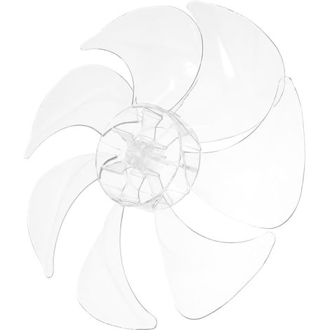 Silberne Kunststoff-Ventilatorflügel, geräuscharme Technologie, universelles Zubehör für Standventilatoren (1/5)