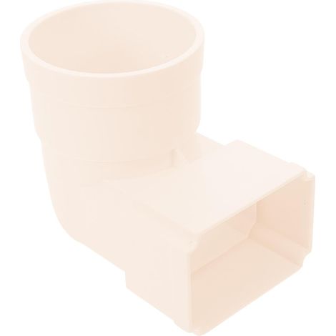 Weißer Kunststoff Dachrinneadapter Fallrohrverbinder mit