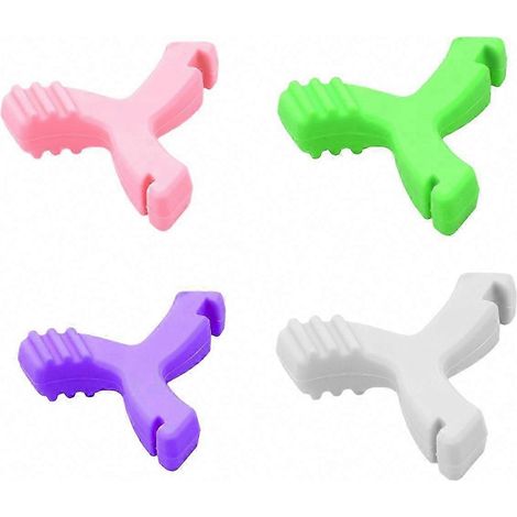 Lot de 4 friandises à mâcher en forme de Y pour aligneurs Invisalign, pour gouttières orthodontiques (1/5)