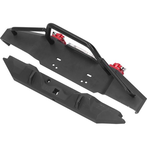 Pare-chocs avant et arrière radiocommandés avec feux LED pour SCX10 III AXI232027 TRX4 90046 1/10 (1/5)