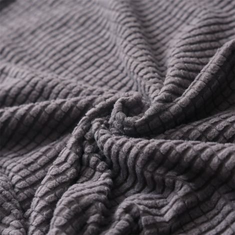 Housse d'accoudoir de canapé universelle en maille épaisse antidérapante en polyester flexible (1/5)