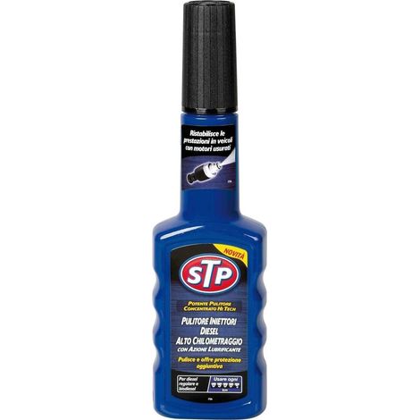 STP Pulitore iniettori diesel per Auto con grande chilometraggio lattina – 200 ml (1/3)