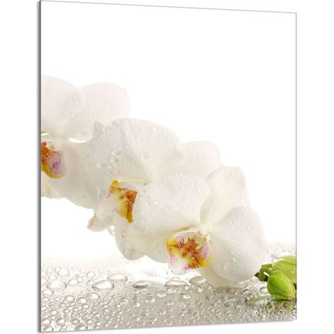 Glasschneidebrett 40x52 Orchidee