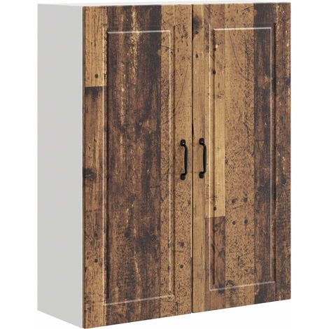 Maison Exclusive - Armadietto a muro PORTO Legno vecchio 80 x 31 x 100 cm