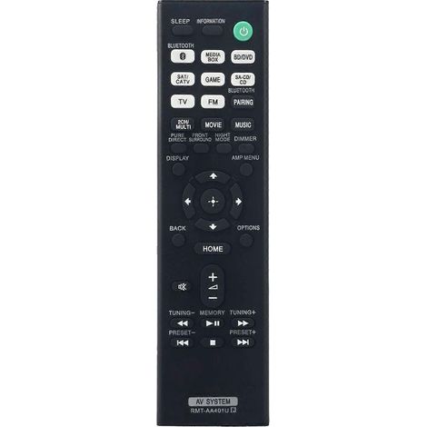 Télécommande universelle RMT-AA401U pour récepteurs AV Sony STR-DH590 et STR-DH790 (1/5)