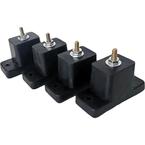 Coussinet en caoutchouc anti-vibrations en 4 pièces (1/4)