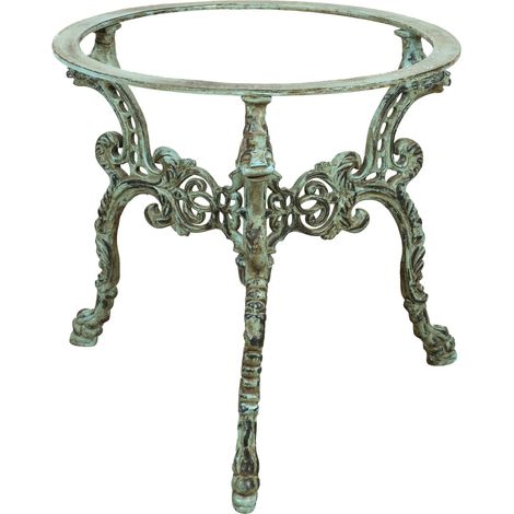 Garden table leg base Solid iron and cast iron structure, ideal for indoors and outdoors. Stone, marble, glass, wood tops (1/5)