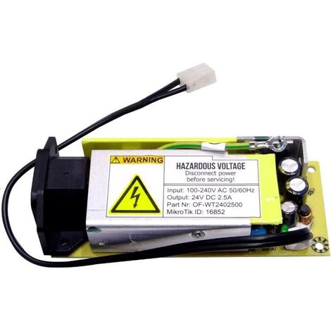 Fuente de alimentación interna MikroTik 24v 2.5A, 24V2APOW
