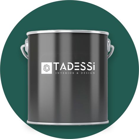 TADESSI Wall Select Wandfarbe Grün - Moosgrün - abwaschbare Innenfarbe matt - Dispersionsfarbe - Geruchsarm und Lösemittelfrei (1/5)