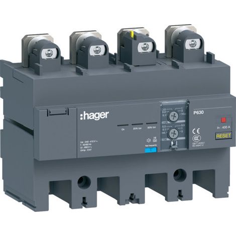 Bloc différentiel P630 4P 400A Idn adj (HBW400H)