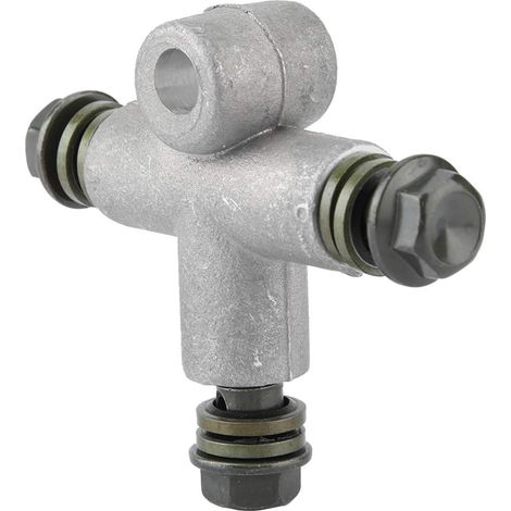 Adaptateur de Tuyau de Moto, Adaptateur de Tuyau de Frein Hydraulique à 3 Voies, Raccord en T 10 mm Boulon Moto Atv, 97 G (1/5)