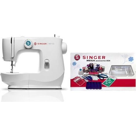Máquina de coser Singer Máquina de coser M 2105 + Mégabox