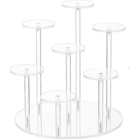 Présentoir à desserts en acrylique transparent pour bijoux et gâteaux. (1/5)