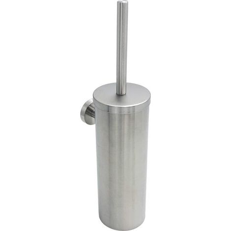 Wandmontierte WC-Bürste – WC-Scheuerbürste mit harten Borsten für gründliche Reinigung – Silber 1 (1/5)