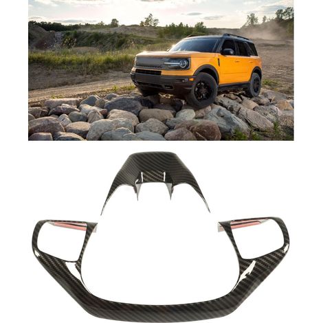 Lenkradblende in Carbonfaser-Optik für Ford Bronco Sport (CX430) ab Baujahr 2021 (1/5)