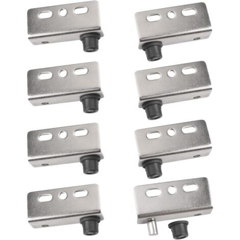 Cerniere a perno in ferro, 4 set. Cerniere a perno con albero a scomparsa per mobili. Cerniere per porte in legno con perno per porte in legno a battente libero (nichelate). (1/5)