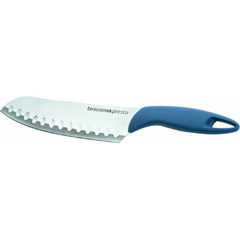 Tescoma 863049 Presto Coltello Giapponese, Acciaio Inossidabile, Blu, 20 cm, 1 Pezzo (1/3)