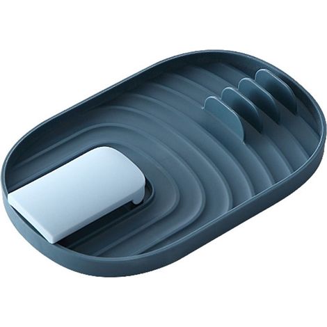 Support Pliable Pour Cuillères - Rangement Pliant pour Ustensiles de Cuisine - Support pour Couvercles et Spatules - 18 x 11,5 x 1,5 cm - 1 Pièce (1/5)