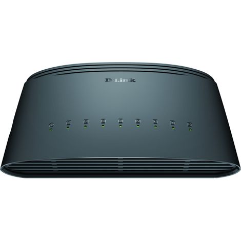 DLink Deutschland 8-Port Switch Desktop 10/100/1000 Mbit DGS-1008D/E (1/5)