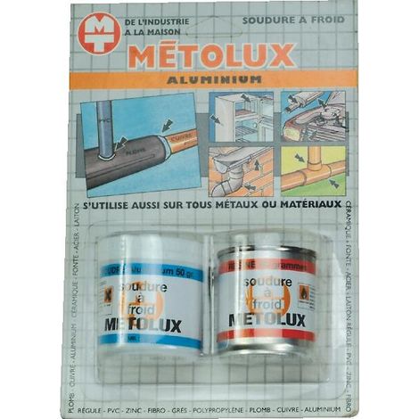 Colle à froid pour aluminium – Répare et étanche tous les métaux – À base de résines plastiques – Poudres laminées légères – P-Pro (1/3)