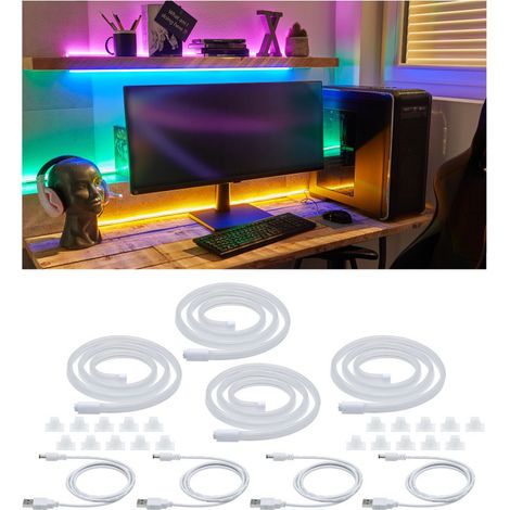 Paulmann Colorflex ruban LED fuchsia 1 mètre USB (1/5)