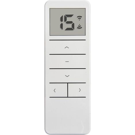 VIMAR ETT15 ELVOX Radiocomando per tubolari Tapparelle, 161 canali, 433 MHz Rolling Code con supporto a muro con aggancio magnetico