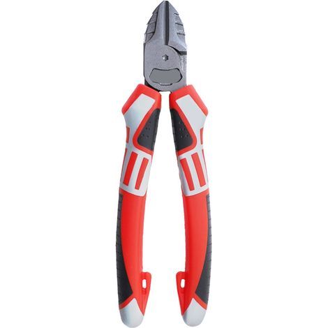 7-Zoll-Seitenschneider – Industriequalität, multifunktionaler Drahtschneider, Spitzzange, Seitenschneider, verstärkte Zange, abgewinkelter Kopf aus Chrom-Vanadium-Stahl (1/4)