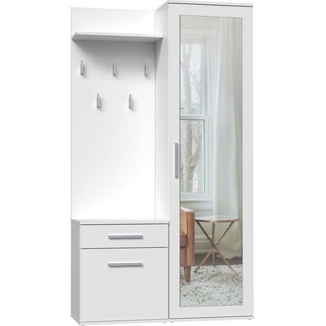 Duo-Garderobe DUO WHITE (1/4)