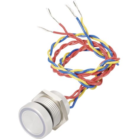 APEM PBARAAFB000K0B PBARAAFB000K0B Piezotaster 24 V DC/AC 0.2 A 1 x Aus/(Ein) tastend Blau  IP69K 1