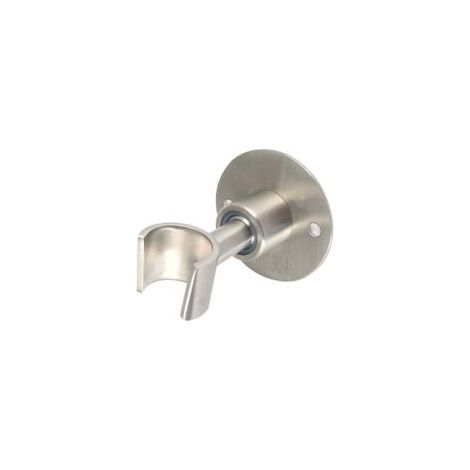 Support de pommeau de douche en acier inoxydable, support de pommeau de douche de salle de bain réglable à 360 °, support de douche mural en métal - Crezuo (1/4)