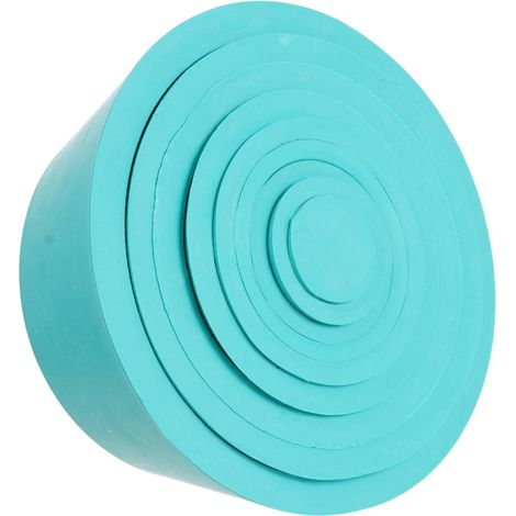 9 pièces Adaptateurs de Filtre Coniques Caoutchouc Lot de Bouchons Élastiques Lisses pour Entonnoirs de Filtration Laboratoire Résistance Aux Acides et Bases Couleur Aléatoire (1/5)