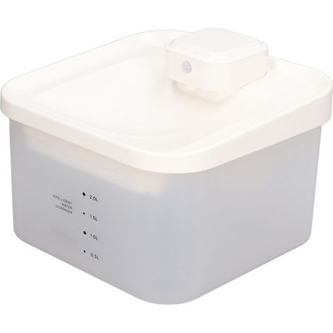 Kabelloser Wasserspender für Haustiere, automatische Sensorik, ultraleise, intelligente UV-Reinigung, weißer Trinkbrunnen (1/5)