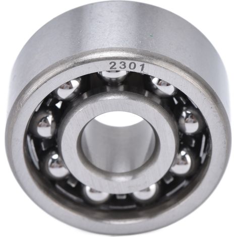 4 roulements à billes auto-aligneurs à double rangée, contact radial, accessoires pour équipements mécaniques 2301 (1/5)