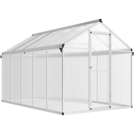 10 x 6ft Aluminium Frame Walk-In Greenhouse