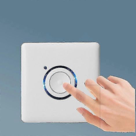 Minuteur mural extérieur AC110-250V avec interrupteur tactile LED, 16 niveaux de temporisation, compte à rebours numérique et interruption. (1/5)