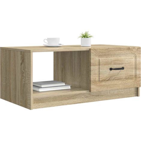 Maison Exclusive - Couchtisch Sonoma-Eiche 90 x 50 x 37 cm Holzwe