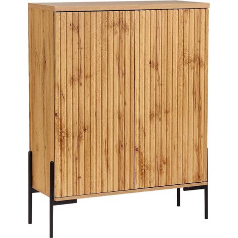 Charlie-Buffet haut 2 portes Chêne Noir