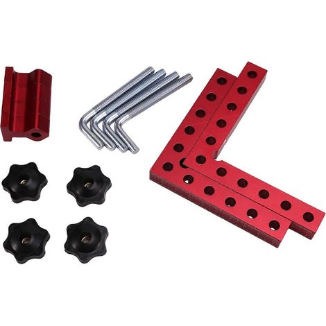 Clip de fixation à angle droit de 120 mm, dispositif auxiliaire en forme de L à 90 degrés (1/5)
